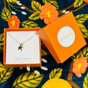 Alexys Ryan STELLAR Gold Tone Necklace NEW